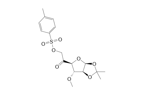 1,2-O-isopropylidene-6-O-tosyl-3-O-methyl-.beta.-D-arabino-hexofuranos-5-ulose