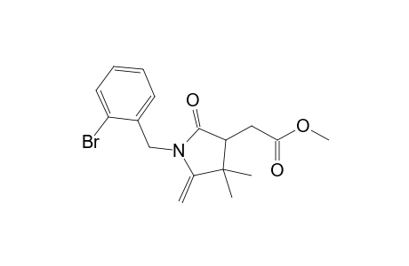 Methyl 1-(2-bromobenzyl)-5-methylene-4,4-dimethyl-2-oxopyrrolidin-3-acetate