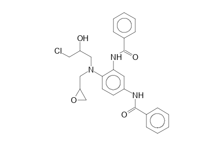 2,4-Benzamido-N-(2-hydroxy-3-chlorpropan)-N-oxiranylmethyl)-anilin