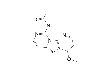 9-ACETYLAMINO-4-METHOXYPYRIDO-[3',2':4,5]-PYRROLO-[1,2-C]-PYRIMIDINE