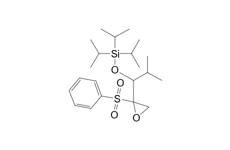 2-Phenylsulfonyl-2-[2'-methyl-1'-(triisopropylsiloxy)propyl]oxirane