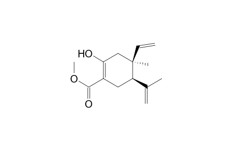 1-Cyclohexene-1-carboxylic acid, 4-ethenyl-2-hydroxy-4-methyl-5-(1-methylethenyl)-, methyl ester, trans-(.+-.)-
