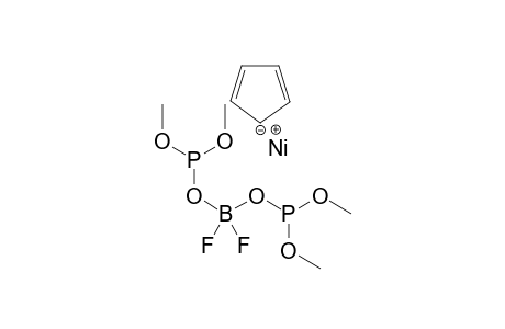 Nickel(I) bis(dimethoxyphosphanyloxy)difluoro-boron cyclopenta-2,4-dien-1-ide