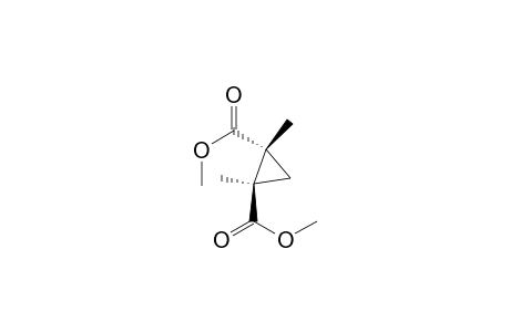 1,2-Cyclopropanedicarboxylic acid, 1,2-dimethyl-, dimethyl ester, trans-