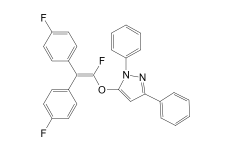 5-((1-fluoro-2,2-bis(4-fluorophenyl)vinyl)oxy)-1,3-diphenyl-1H-pyrazole