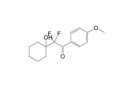 2,2-Difluoro-2-(1-hydroxycyclohexyl)-1-(4-methoxyphenyl)-ethan-1-one