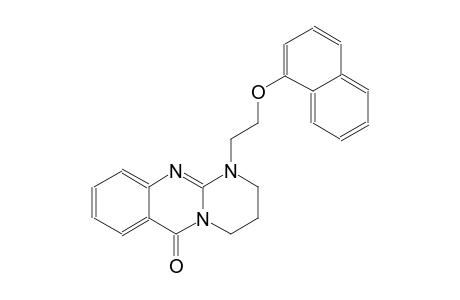 6H-pyrimido[2,1-b]quinazolin-6-one, 1,2,3,4-tetrahydro-1-[2-(1-naphthalenyloxy)ethyl]-