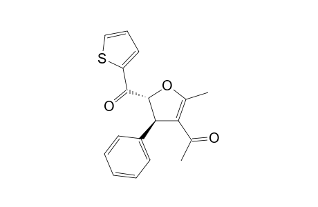 trans-4-Acetyl-2-(thien-2-ylcarbonyl)-3-phenyl-5-methyl-2,3-dihydrofuran