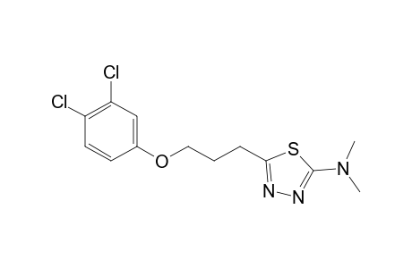 1,3,4-Thiadiazol-2-amine, 5-[3-(3,4-dichlorophenoxy)propyl]-N,N-dimethyl-