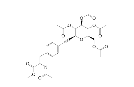 N-ACETYL_4-C-(3,7-ANHYDRO-4,5,6,8-TETRA-O-ACETYL-1,1,2,2-TETRADEHYDRO-1,2-D-GLYCERO-D-GULOOCTITYL)-DL-PHENYLALANINE_METHYLESTER