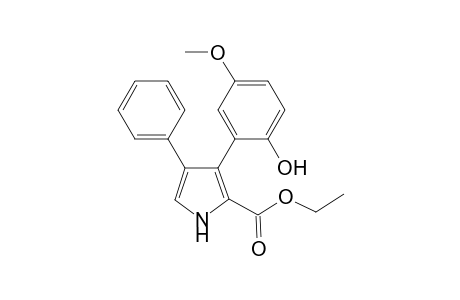 Ethyl 3-(2-hydroxy-5-methoxyphenyl)-4-phenyl-1H-pyrrole-2-carboxylate