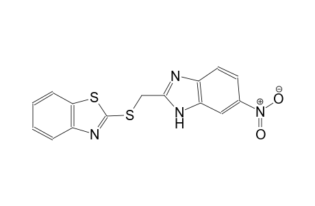 2-(6-Nitro-1H-benzoimidazol-2-ylmethylsulfanyl)-benzothiazole
