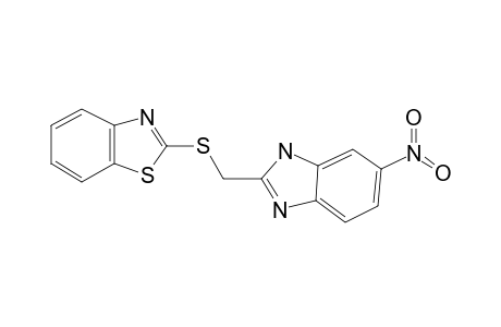 2-(6-Nitro-1H-benzoimidazol-2-ylmethylsulfanyl)-benzothiazole