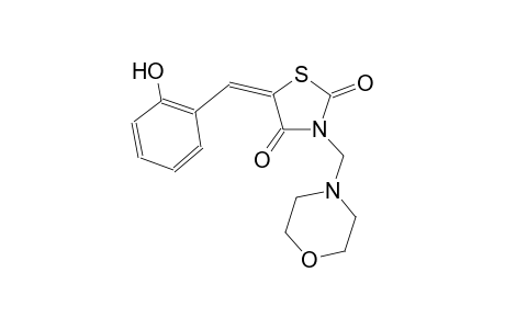 (5E)-5-(2-hydroxybenzylidene)-3-(4-morpholinylmethyl)-1,3-thiazolidine-2,4-dione