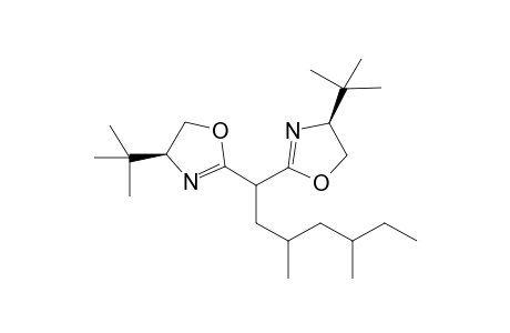 (4S)-2,2'-(1-Methylpropyl)-3-methylbutylidene)bis[(4-(1,1-dimethylethyl)-4,5-dihydrooxazole]