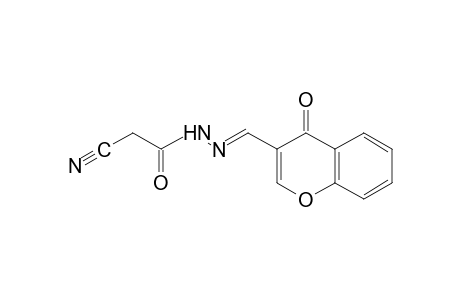 cyanoacetic acid, [(4-oxo-4H-1-benzopyran-3-yl)methylene]hydrazide
