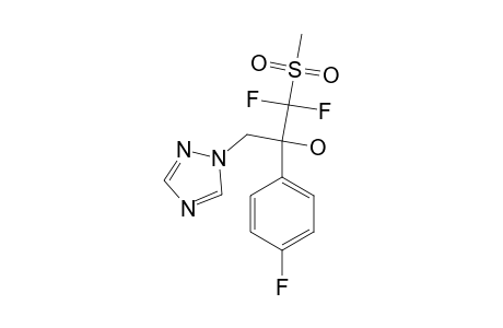 1,1-DIFLUORO-2-(4-FLUOROPHENYL)-1-(METHYLSULFONYL)-3-(1H-1,2,4-TRIAZOL-1-YL)-2-PROPANOL