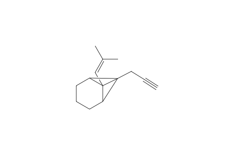 1-(2'-Methyl-1'-propenyl)-7-( 2'-propargyl) tricyclo[4.1.0(2,7)] heptane