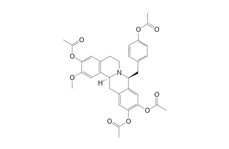 3,10,11-TRIACETOXY-8-BETA-(4'-ACETOXYBENZYL)-2-METHOXYBERBINE