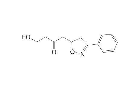 4-Hydroxy-1-(3-phenyl-4,5-dihydroisoxazol-5-yl)butan-2-one