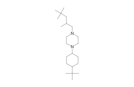 Piperazine, 1-[4-(1,1-dimethylethyl)cyclohexyl]-4-(2,4,4-trimethylpentyl)-