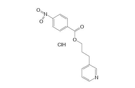 3-PYRIDINEPROPANOL, p-NITROBENZOATE, HYDROCHLORIDE