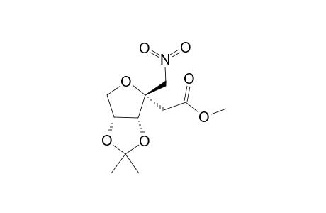 METHYL-3,6-ANHYDRO-2-DEOXY-4,5-O-ISOPROPYLIDENE-3-(NITROMETHYL)-D-ERYTHRO-HEXANOATE