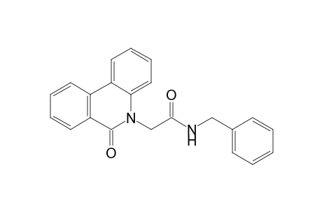 N-Benzyl-2-[ 6' (5H)-oxophenanthridin-5'-yl]acetamide