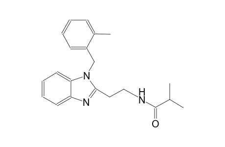 propanamide, 2-methyl-N-[2-[1-[(2-methylphenyl)methyl]-1H-benzimidazol-2-yl]ethyl]-