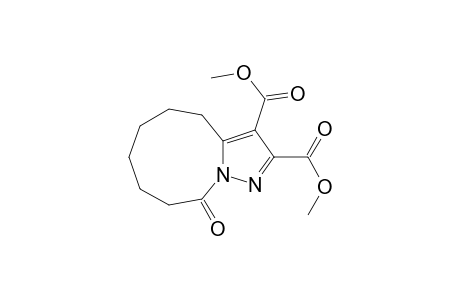 4H-Pyrazolo[1,5-a]azonine-2,3-dicarboxylic acid, 5,6,7,8,9,10-hexahydro-10-oxo-, dimethyl ester