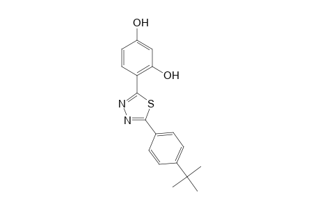 2-(2,4-Dihydroxyphenyl)-5-(4-tert-butylphenyl)-1,3,4-thiadiazole