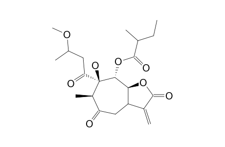 (1S,5S,6R,7S,10R)-1-HYDROXY-4-METHOXY-5-METHYLBUTANOYLOXY-2,9-DIOXO-XANTH-11-EN-OLIDE