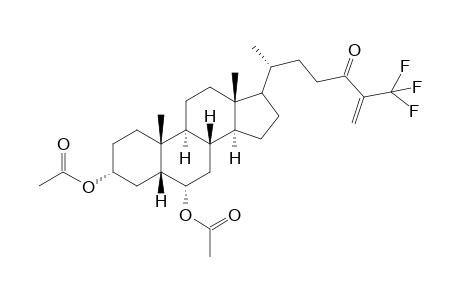 25-Methylene-24-oxo-25-(trifluoromethyl)-5.beta.-cholane-3.alpha.,6.alpha.-diyl diacetate