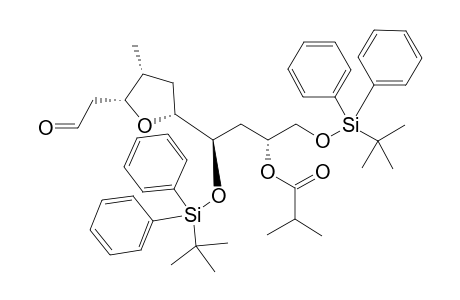 (6R,8R)-2,2,11,11-Tetramethyl-8-((2R,4R,5R)-4-methyl-5-(2-oxoethyl)tetrahydrofuran-2-yl)-3,3,10,10-tetraphenyl-4,9-dioxa-3,10-disiladodecan-6-yl isobutyrate