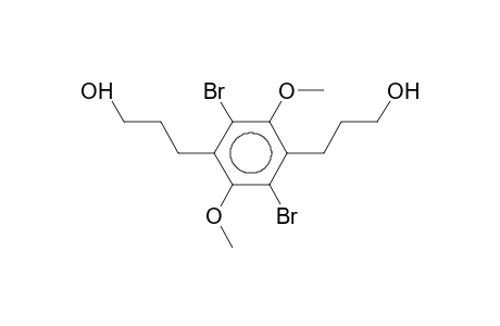 1,4-Dibromo-2,5-dimethoxy-3,6-di-(3-hydroxypropyl)-benzene