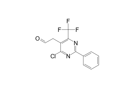 4-CHLORO-5-(2-OXO-ETHYL)-2-PHENYL-6-TRIFLUOROMETHYL-PYRIMIDINE
