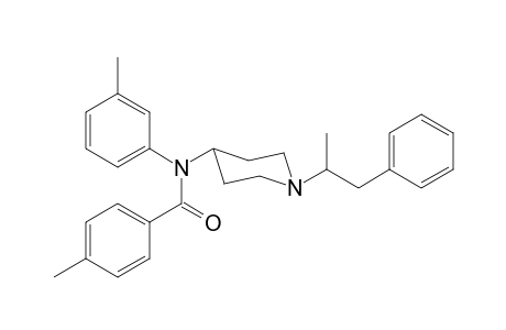 N-3-Methylphenyl-N-[1-(1-phenylpropan-2-yl)piperidin-4-yl]-4-methylbenzamide