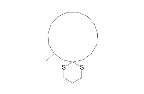 8-Methyl-1,5-dithiaspiro(5,14)eicosane