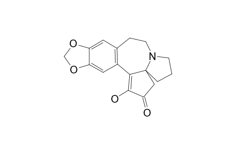 DESMETHYLCEPHALOTAXINONE;5,6,8,9-TETRAHYDRO-1-HYDRO-4H-CYClOPENTA-[A]-[1,3]-DIOXOLO-[4,5-H]-PYRROLO-[2,1-B]-[3]-BENZAEPIN-2-(3H)-ONE