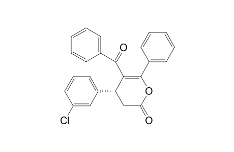 (R)-5-benzoyl-4-(3-chlorophenyl)-6-phenyl-3,4-dihydro-2H-pyran-2-one