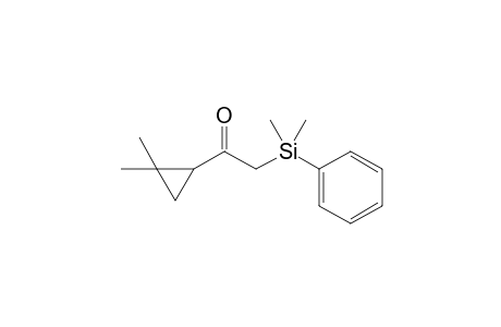 1-(2,2-Dimethylcyclopropyl)-2-dimethylphenylsilyl-1-ethanone