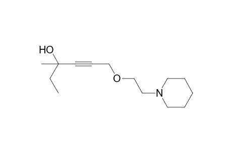 3-methyl-6-(2-piperidinoethoxy)-4-hexyn-3-ol