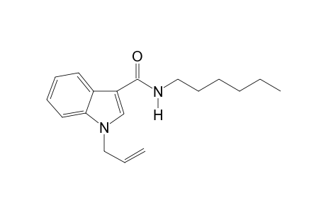 N-Hexyl-1-(prop-2-en-1-yl)-1H-indole-3-carboxamide