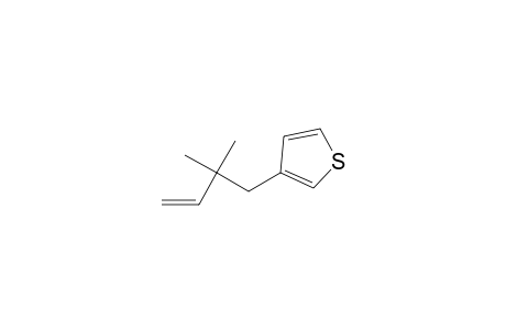 3-(2,2-dimethylbut-3-enyl)thiophene