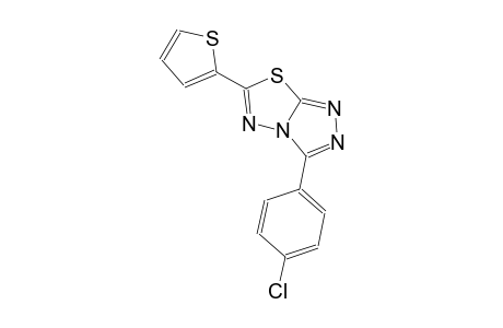 3-(4-chlorophenyl)-6-(2-thienyl)[1,2,4]triazolo[3,4-b][1,3,4]thiadiazole