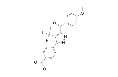 (4-Methoxyphenyl)[1-(4-nitrophenyl)-5-(trifluoromethyl)-1H-1,2,3-triazol-4-yl]methanone