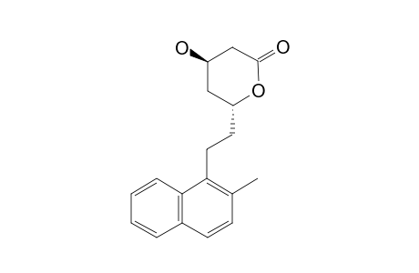 (4R,6R)-4-hydroxy-6-[2-(2-methylnaphthalen-1-yl)ethyl]oxan-2-one