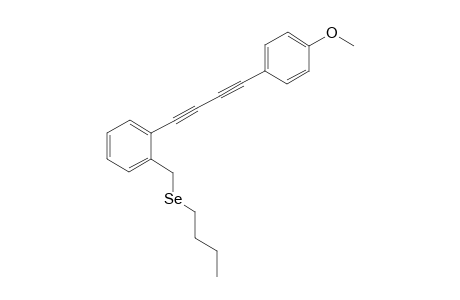 Butyl(2-((4-methoxyphenyl)buta-1,3-diyn-1-yl)benzyl)selane