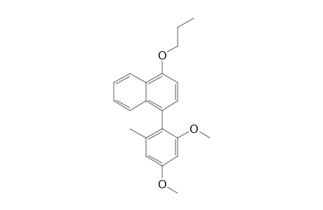 1-Propoxy-4-(2',4'-dimethoxy-6'-methylphenyl)naphthalene