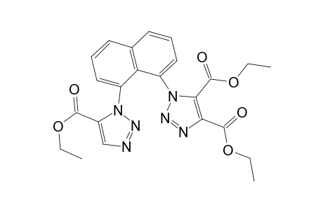 Diethyl 1-(8-[5-(ethoxycarbonyl)-1H-1,2,3-triazol-1-yl]-1-naphthyl)-1H-1,2,3-triazole-4,5-dicarboxylate
